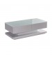 Suprilla Shiny High Glossy Coffee Table with Both Side Drawer Storage